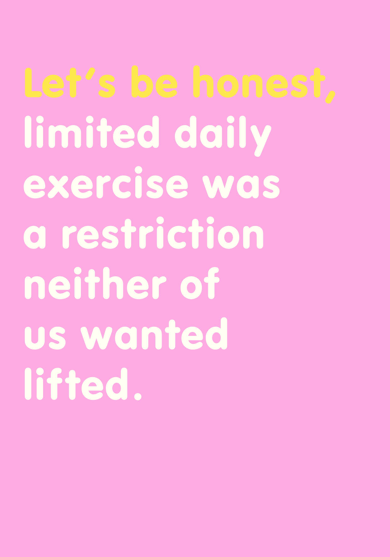 Lets Be Honest Greeting Card