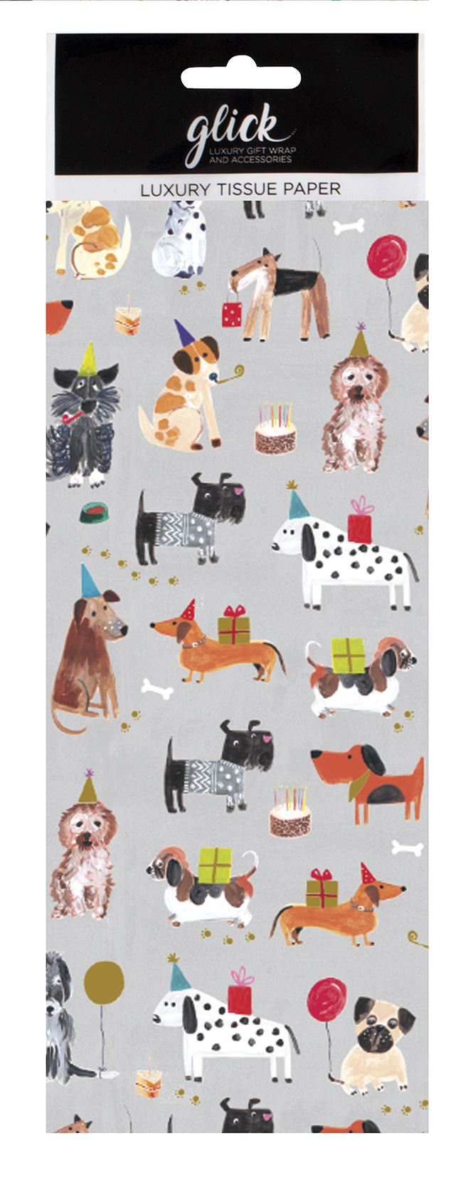 Dogs Tissue Paper 4 Sheets