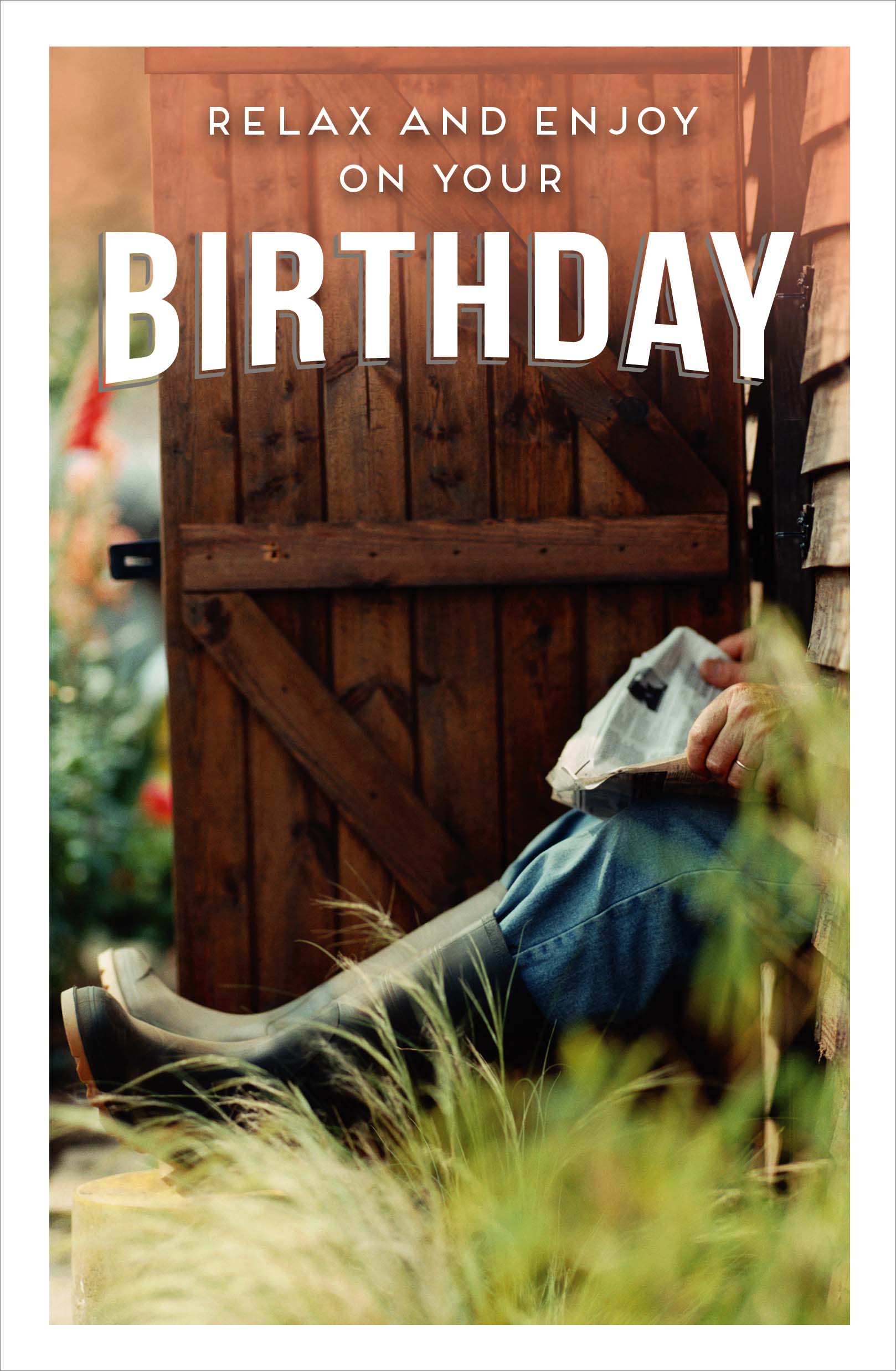 Garden Shed Birthday Card