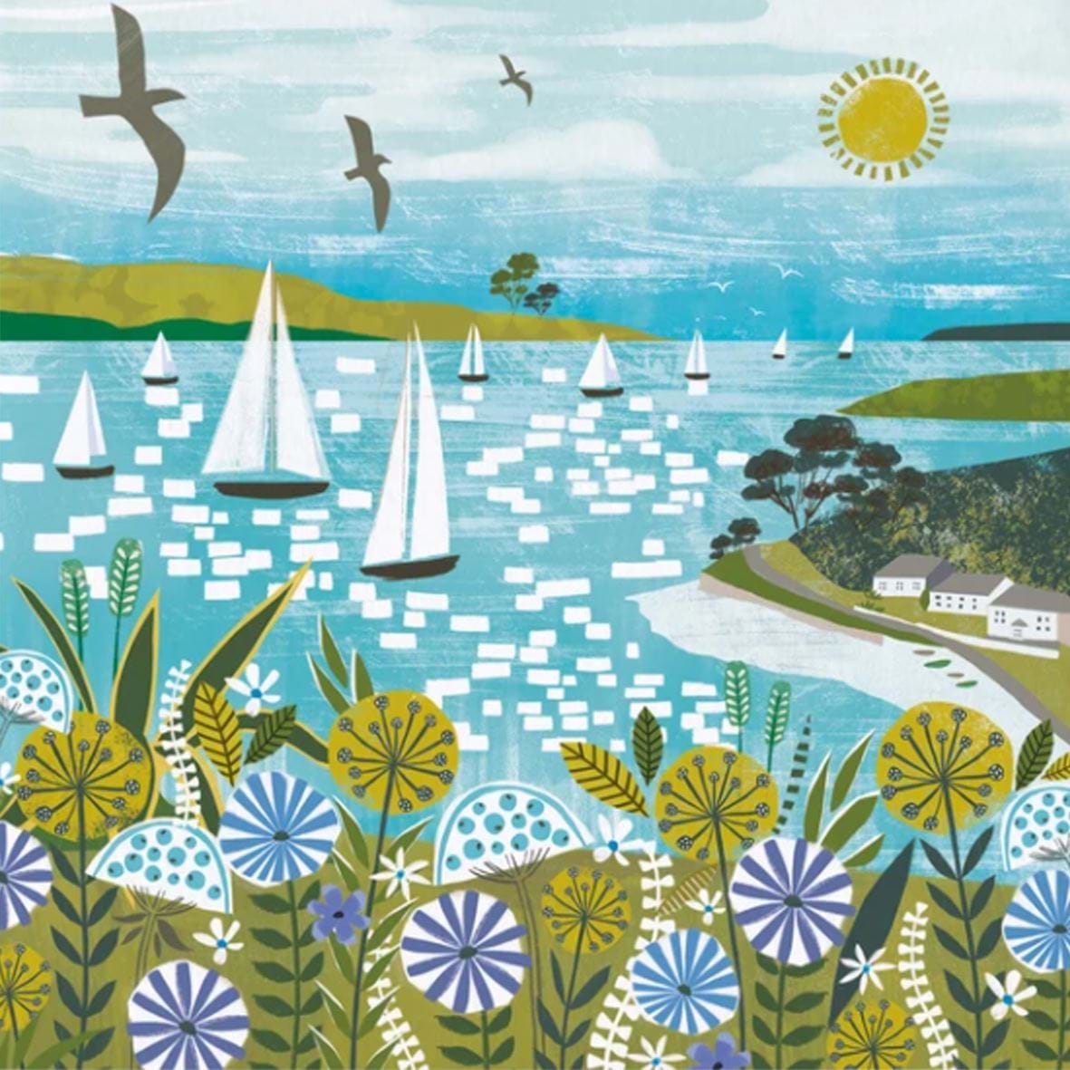Sailing Boats Greeting Card