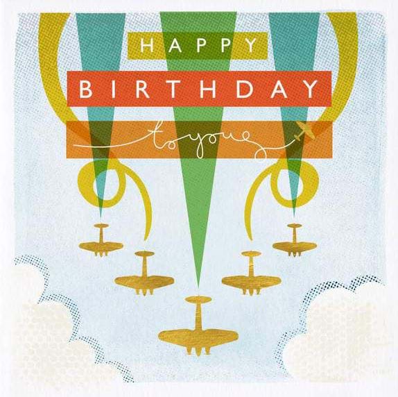 Planes Birthday Card