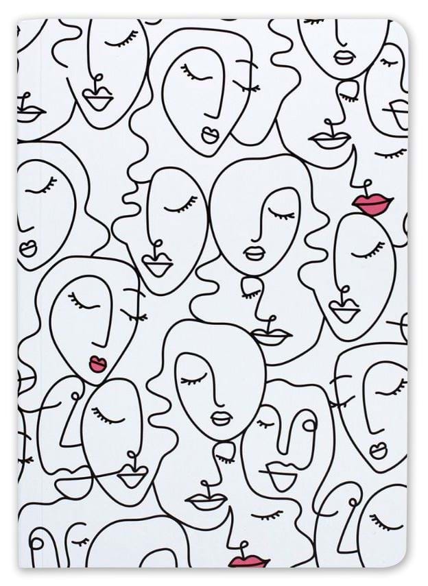 Faces A5 Notebook