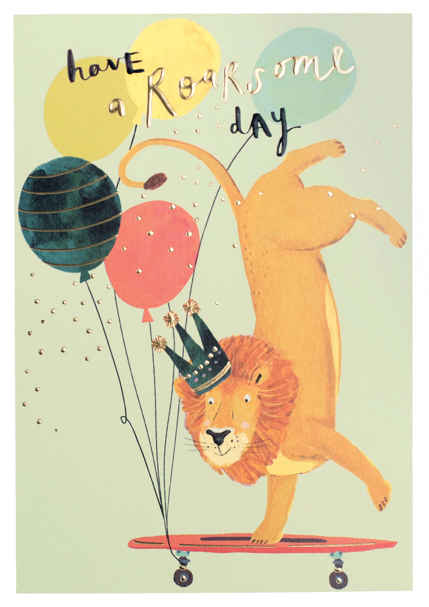 Roarsome Day Birthday Card