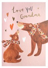 Love You Bears Grandma Birthday Card