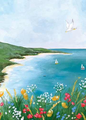 Seaside Cove Greeting Card
