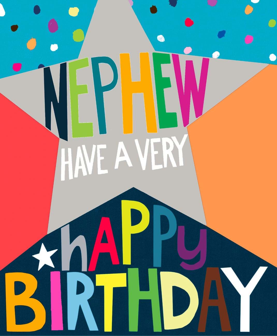 Star Nephew Birthday Card