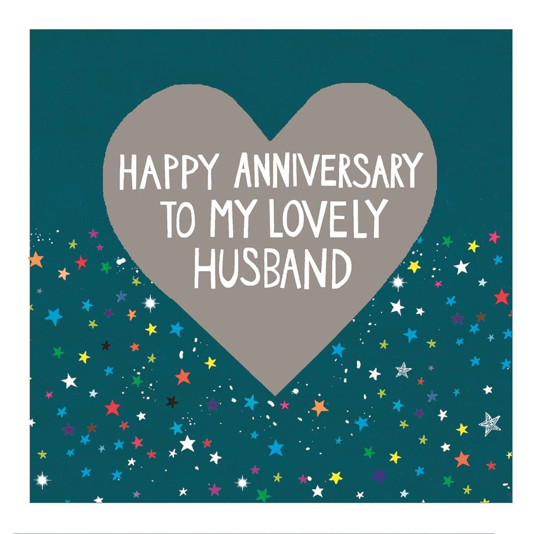 Lovely Husband Anniversary Card