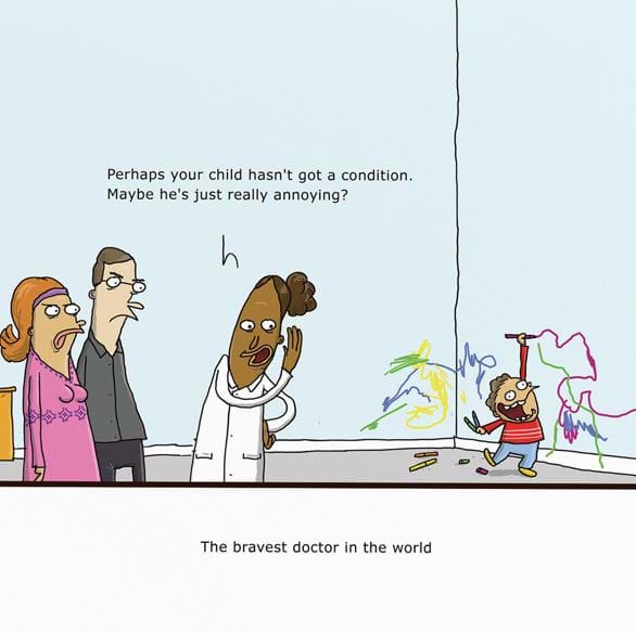 Really Annoying Child Greeting Card