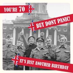 Dad's Army 70th Birthday Card