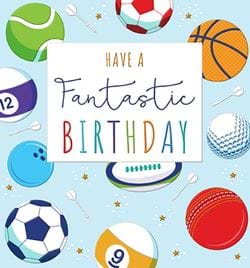 Football Birthday Card