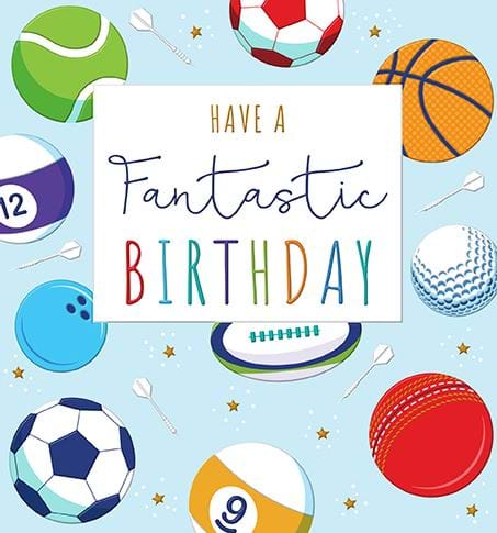 Football Birthday Card