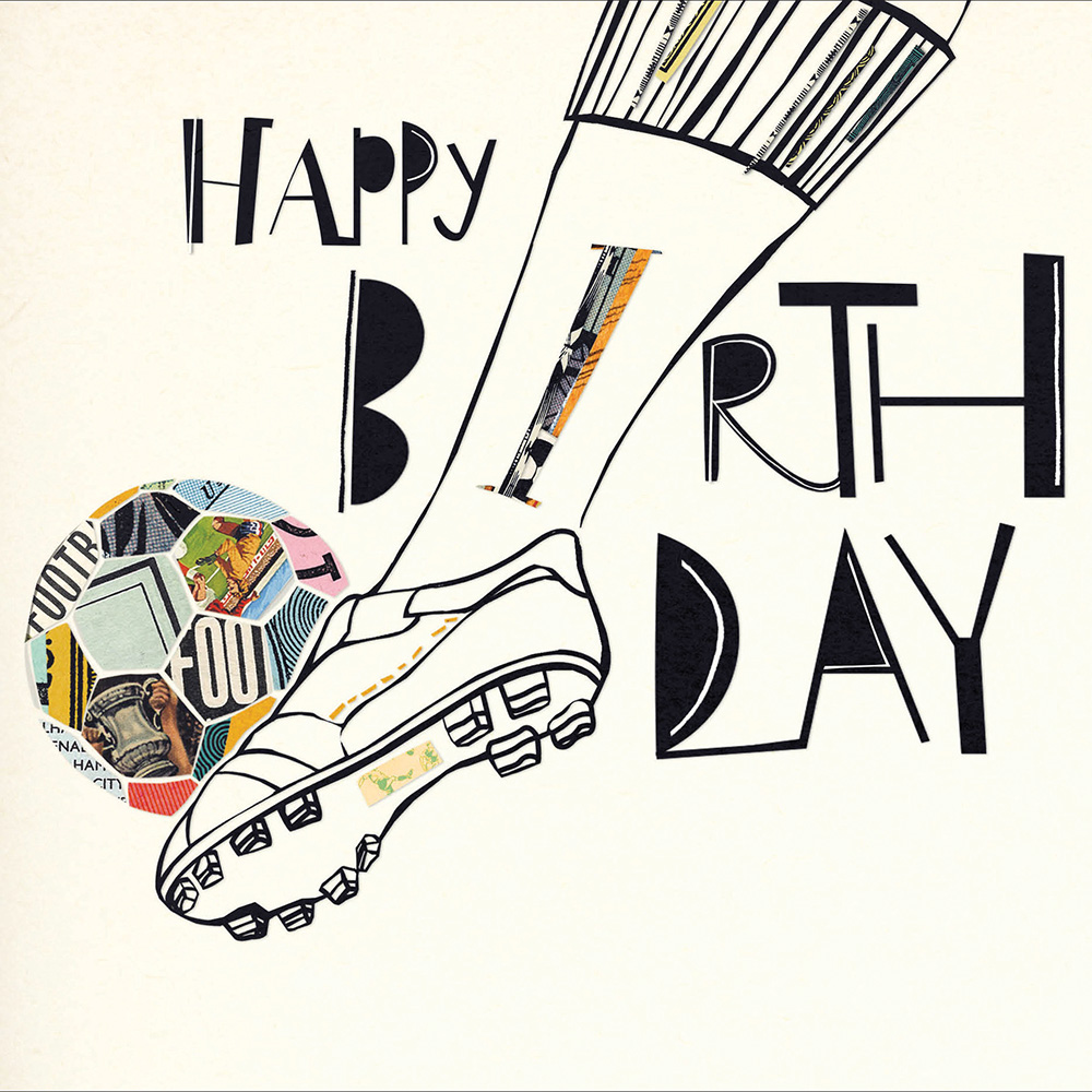 Football Birthday Card