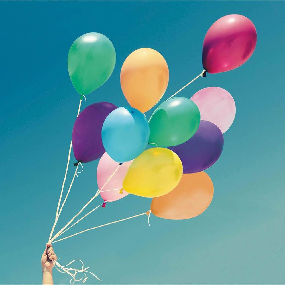 Colourful Balloons Birthday Card