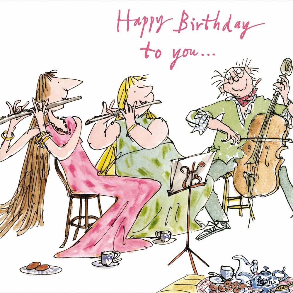 Orchestra Birthday Card