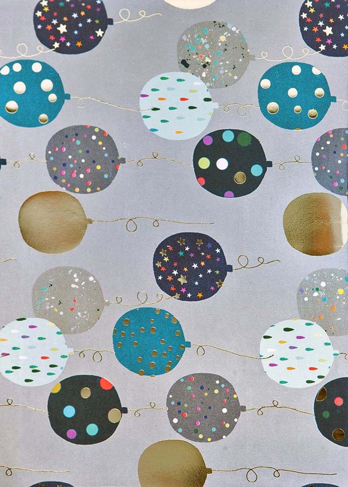 Balloons Birthday Wrapping Paper