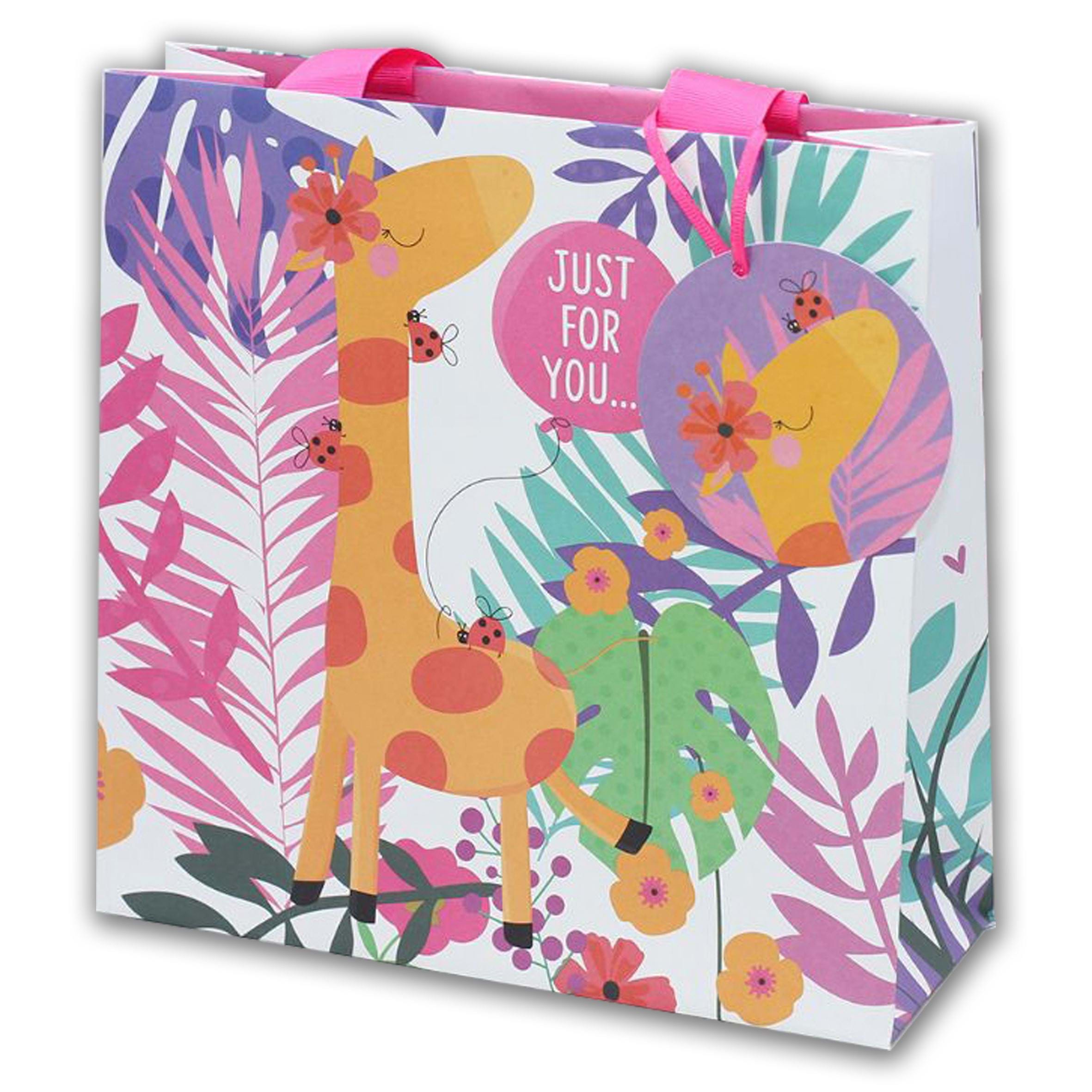 Giraffe Just For You Medium Gift Bag