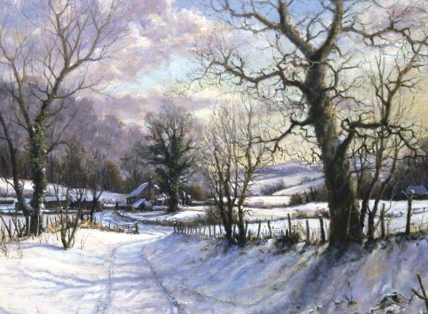 Deep Midwinter Personalised Christmas Card
