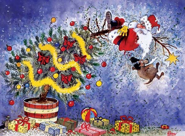 Holding On Personalised Christmas Card