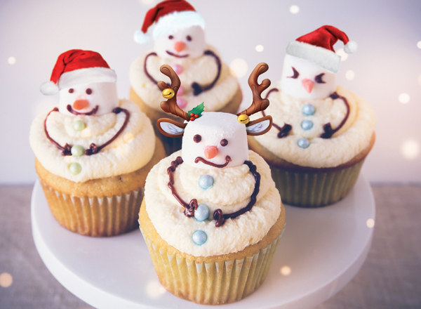 Christmas Cupcakes Personalised Christmas Card