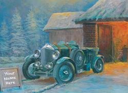 The Local Garage Personalised Christmas Card - Front Personalised