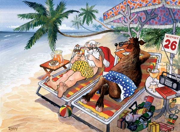 Christmas Retreat Personalised Christmas Card