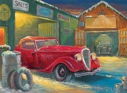 Service Centre Personalised Christmas Card - Front Personalised