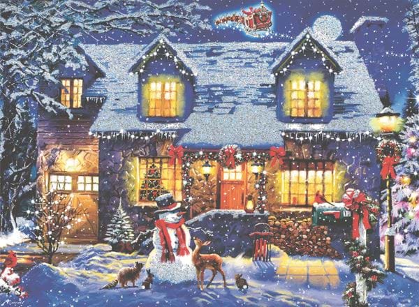 Image Glow Personalised Christmas Card