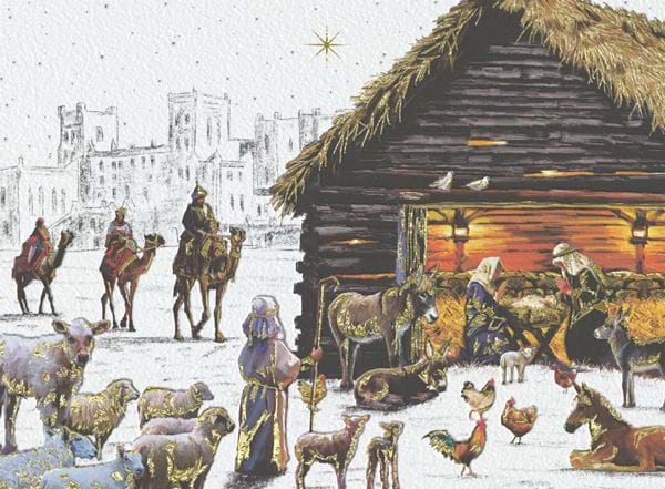 The Christmas Nativity Personalised Christmas Card