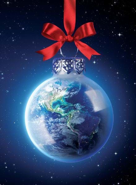 Peaceful Christmas Personalised Christmas Card