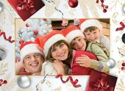 Christmas Holidays Personalised Christmas Card - Add Your Own Photo