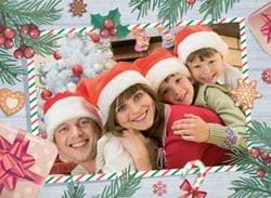 Christmas Letters Personalised Christmas Card - Add Your Own Photo