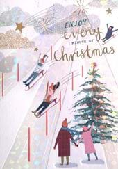Enjoy Every Minute Christmas Card