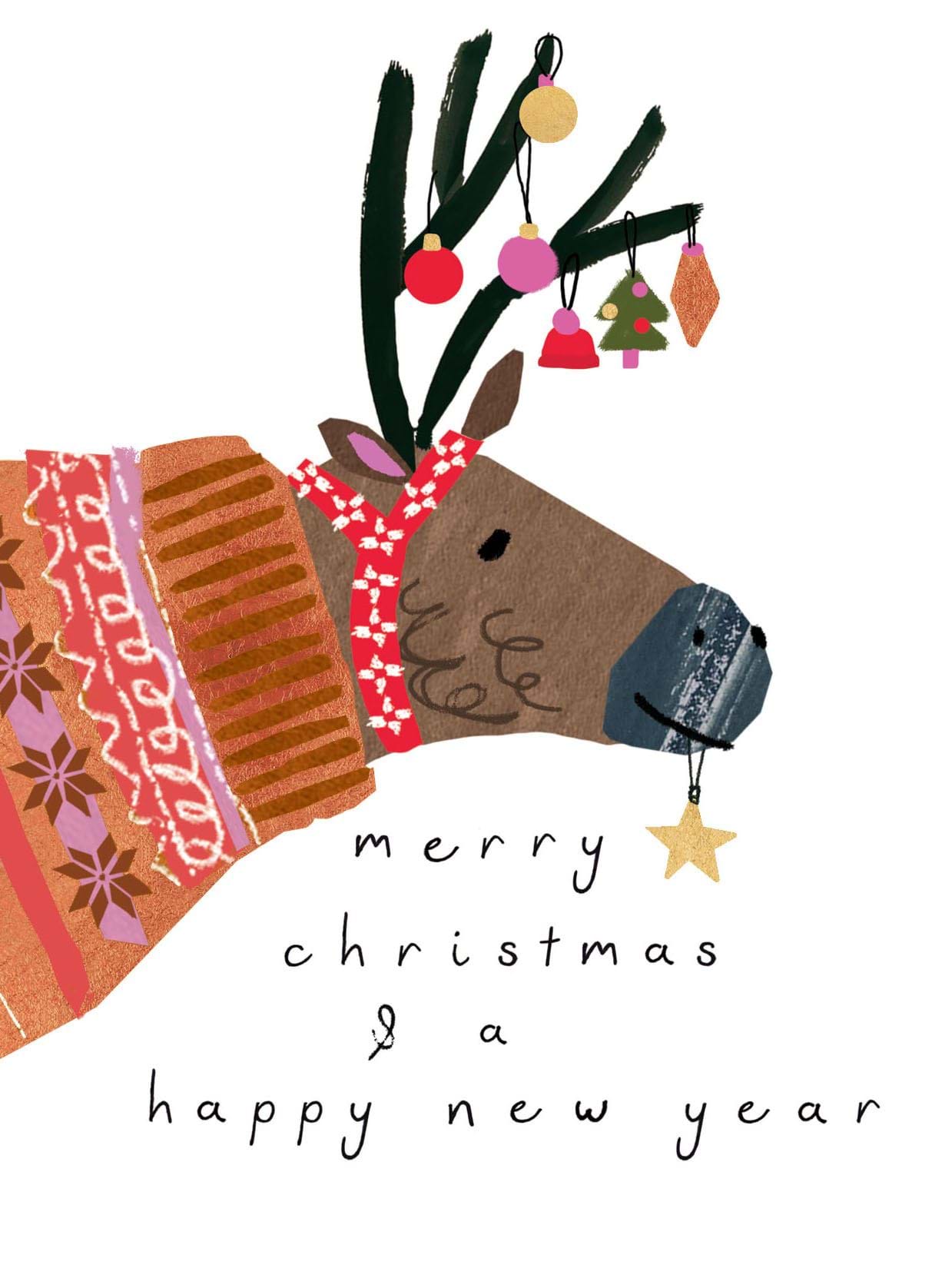 Reindeer Christmas Card