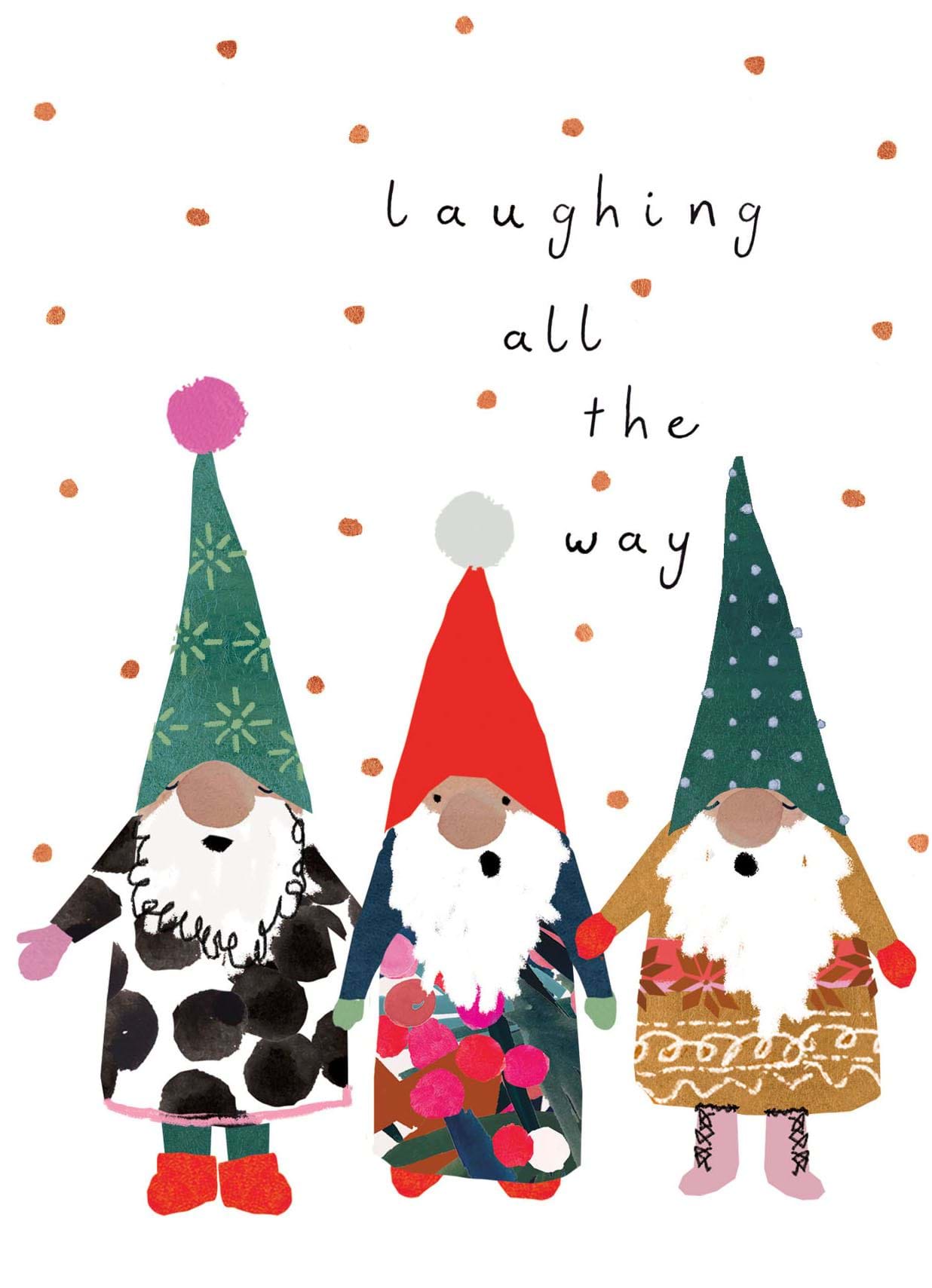 Laughing All The Way Christmas Card