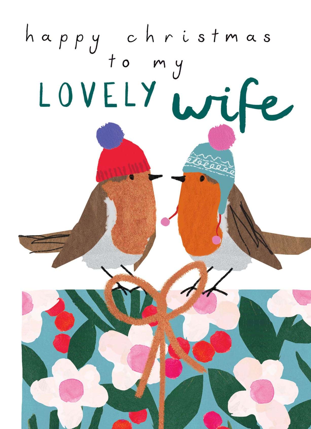 Little Robins Wife Christmas Card