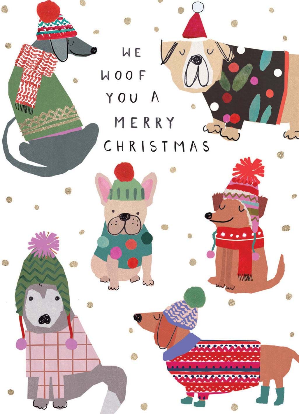 Woof Christmas Card