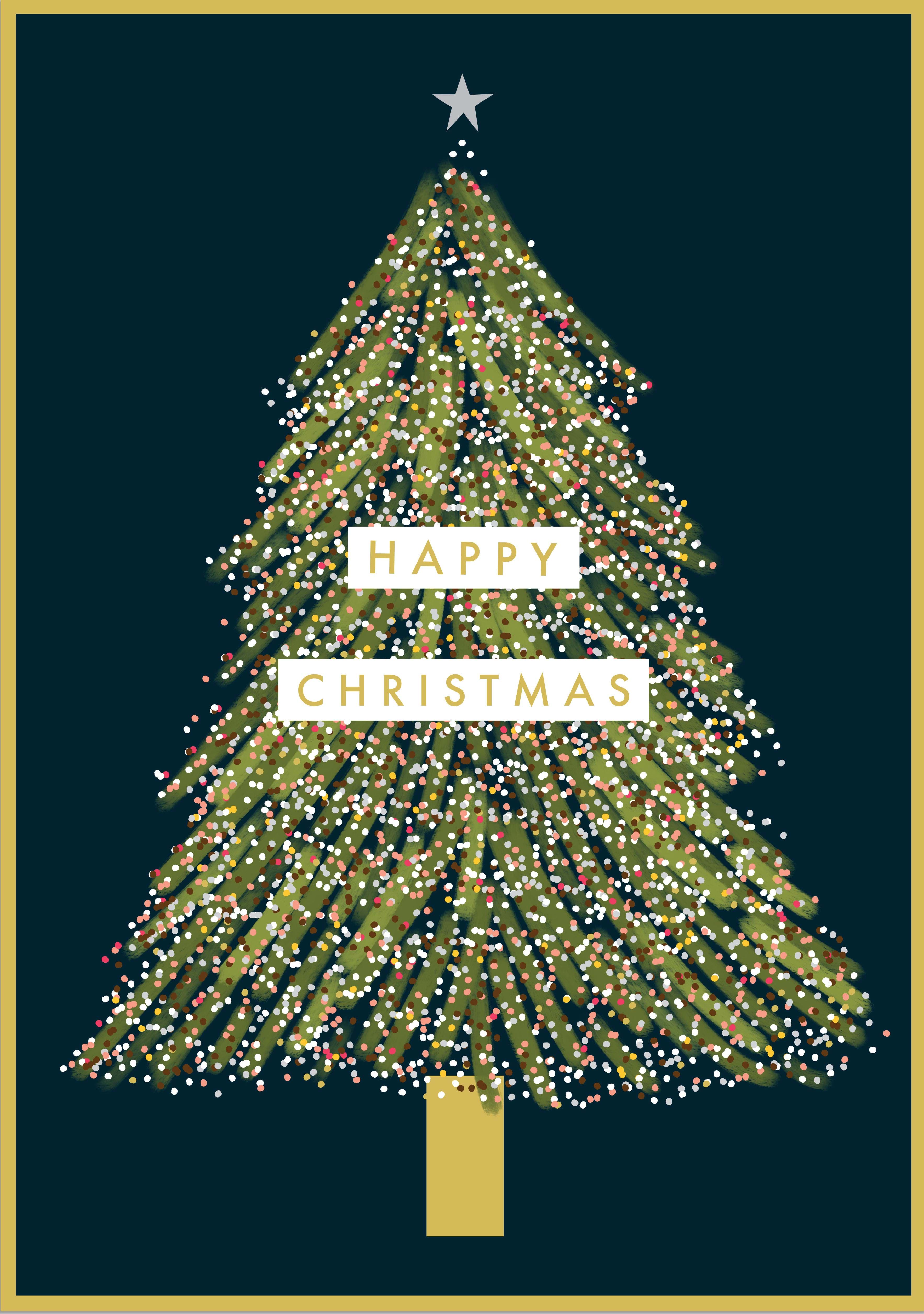 Festive Tree Christmas Card