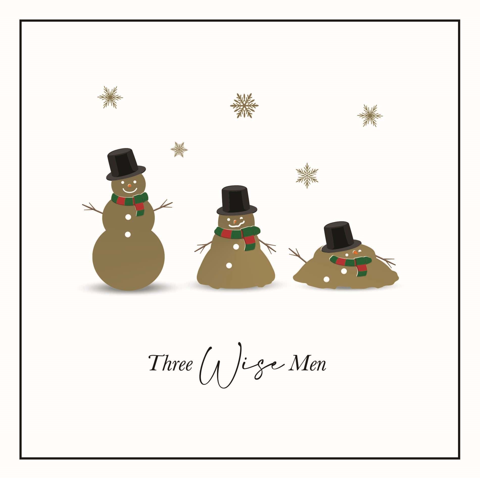 Three Wise Men Personalised Christmas Card