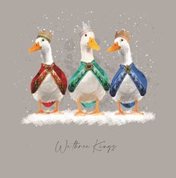 Three Kings Ducks Personalised Christmas Card