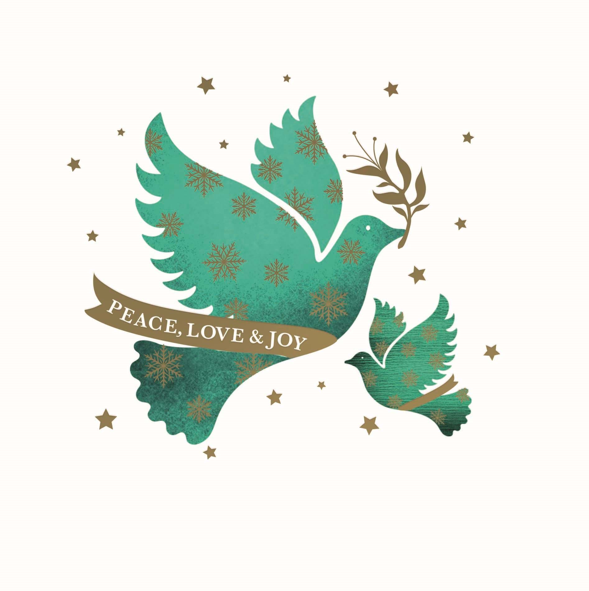 Dove Personalised Christmas Card