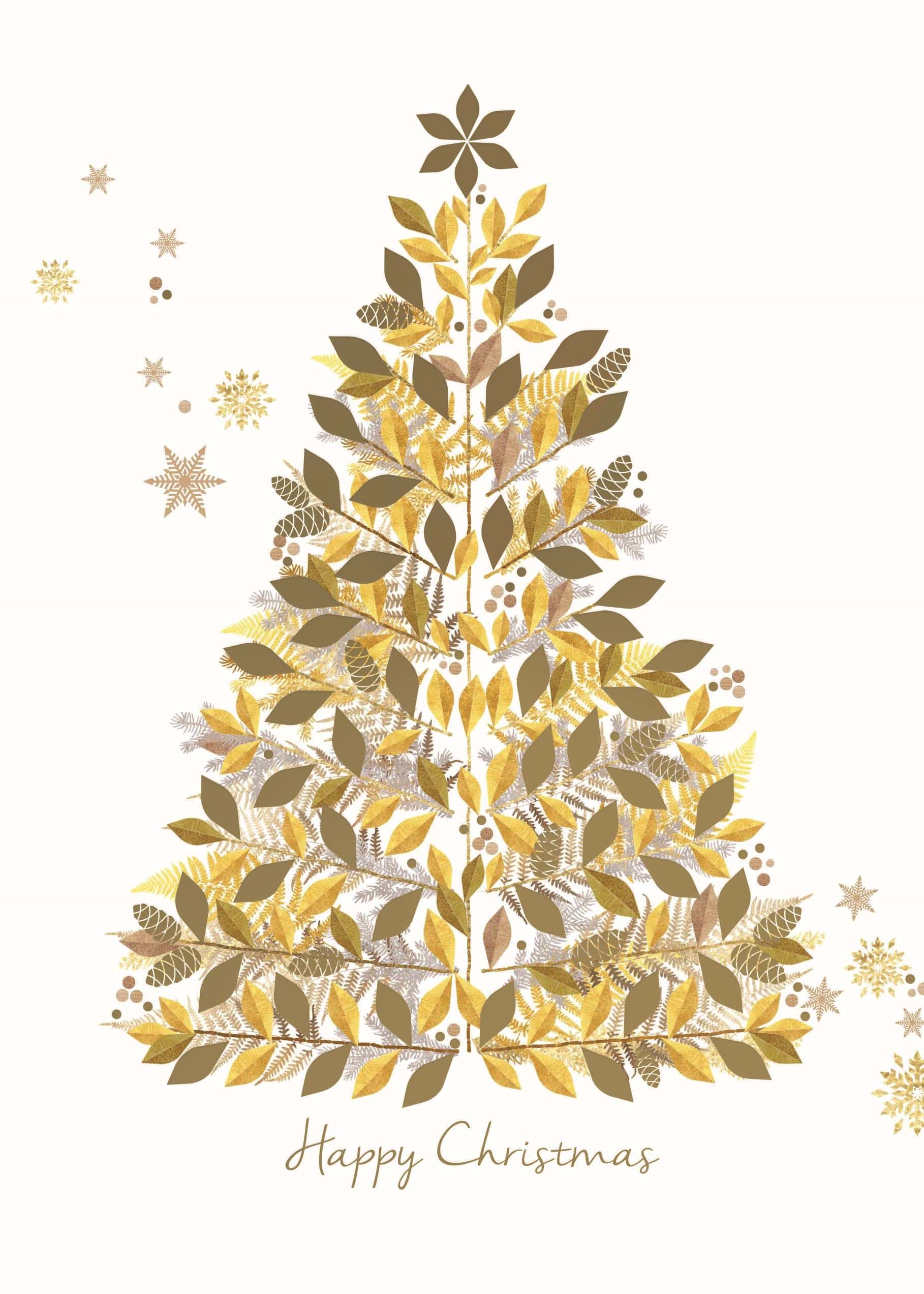 Enchanted Tree Personalised Christmas Card