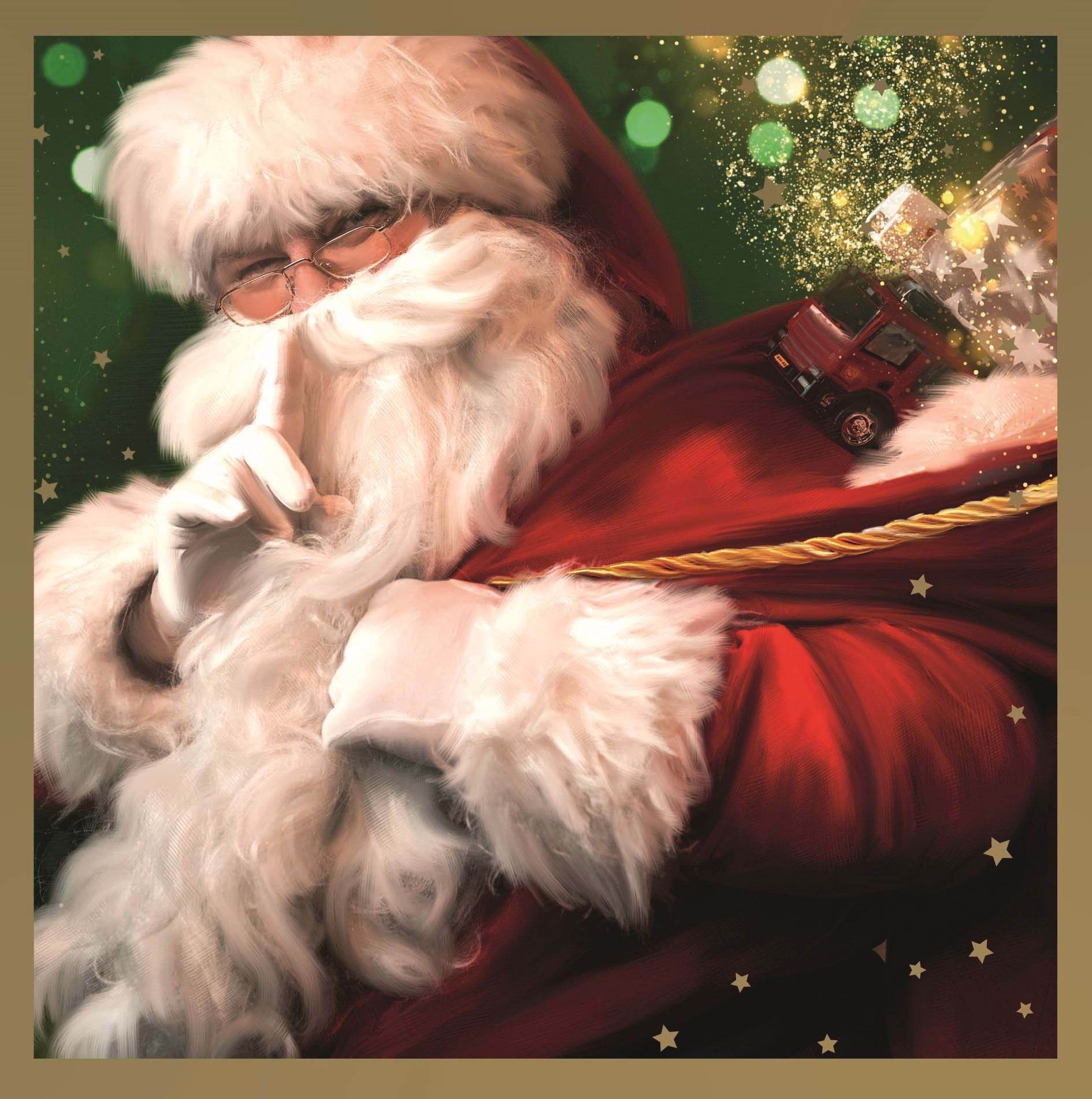 Santa’s Secret Personalised Christmas Card