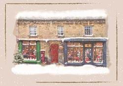 Christmas Shopping Personalised Christmas Card - Front Personalised
