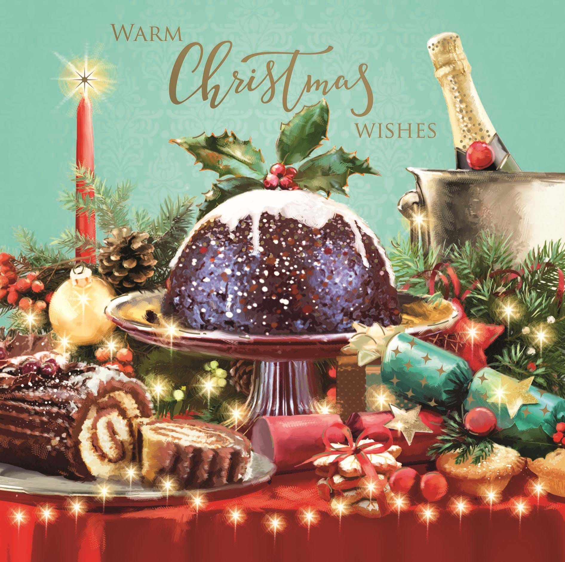 Christmas Feast Personalised Christmas Card