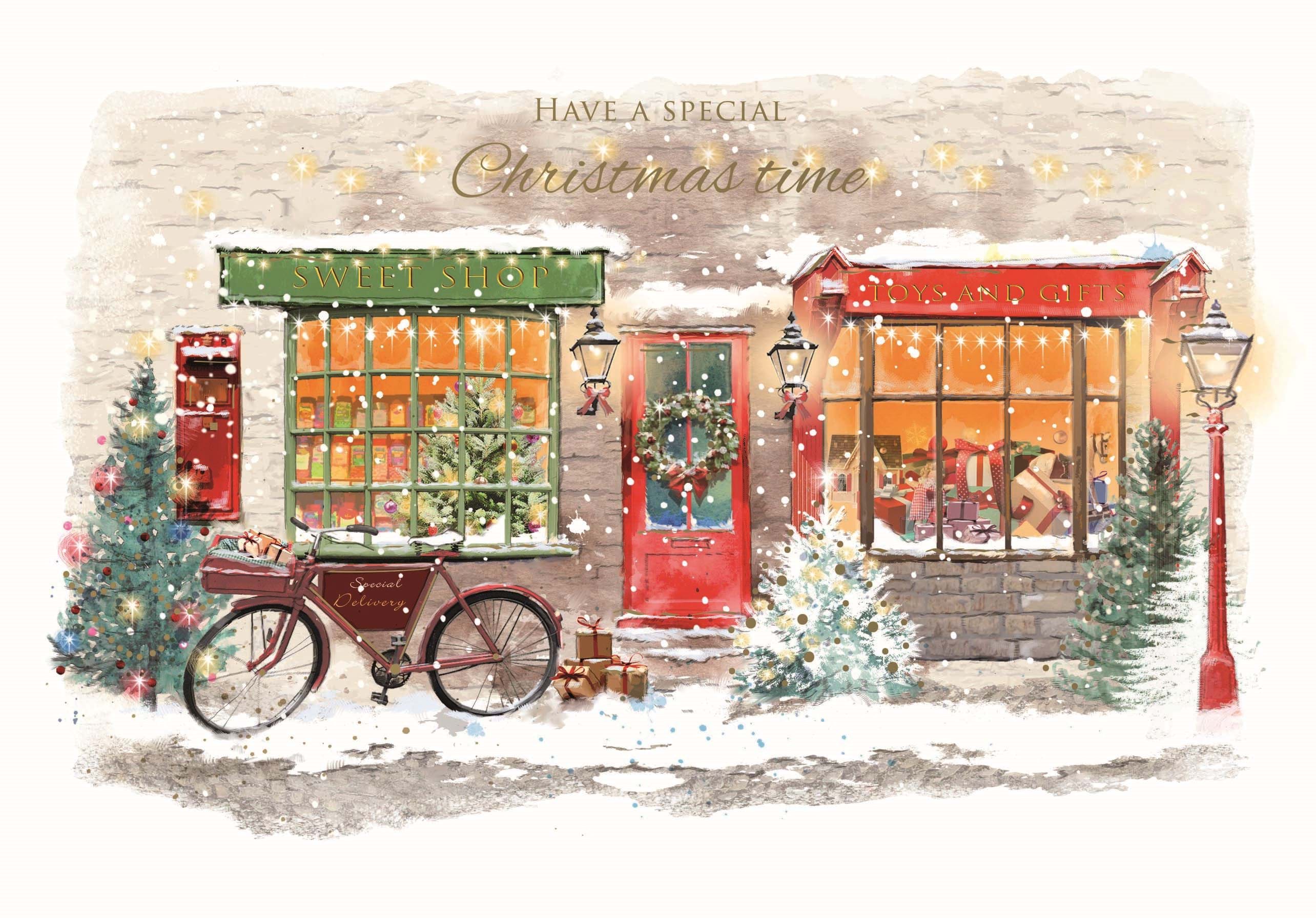 Festive Shop Personalised Christmas Card