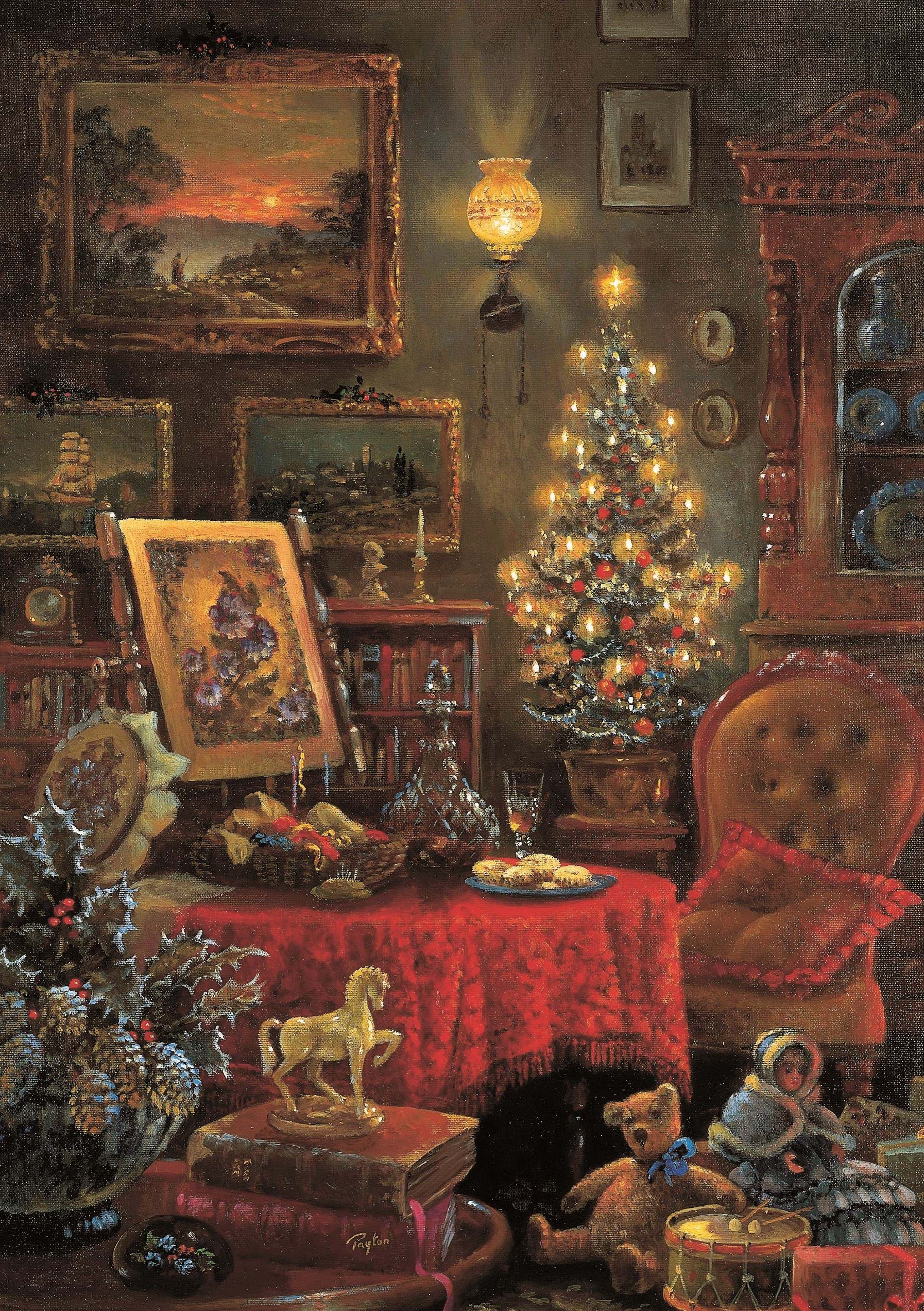 Festive Room Personalised Christmas Card