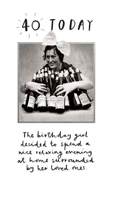 Loved Ones 40th Birthday Card