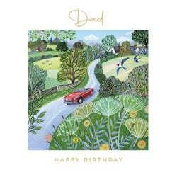 Country Drive Dad Birthday Card