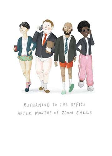 Returning to the Office Greeting Card