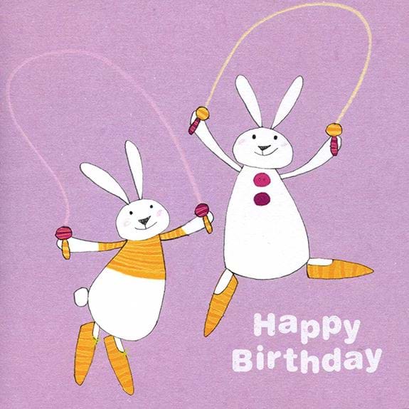 Hop and Skip Birthday Card